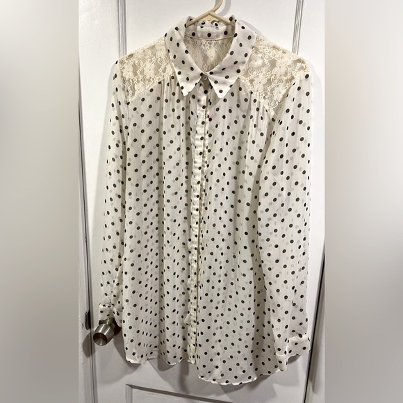 Polka Dotted Blouse - Picture 1 of 6